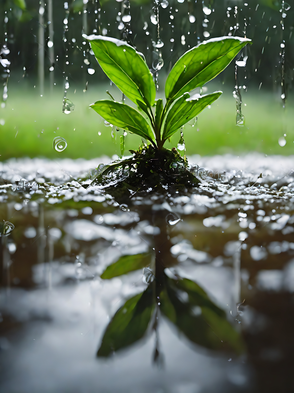 绿色雨滴图片大全大图图片