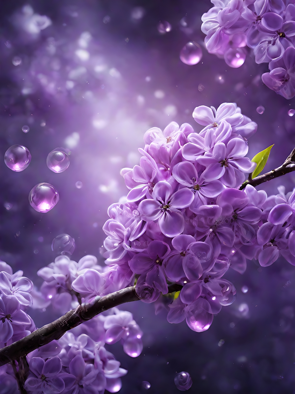 今天偶然看到了紫色的丁香花,想起了我们一起度过的时光.