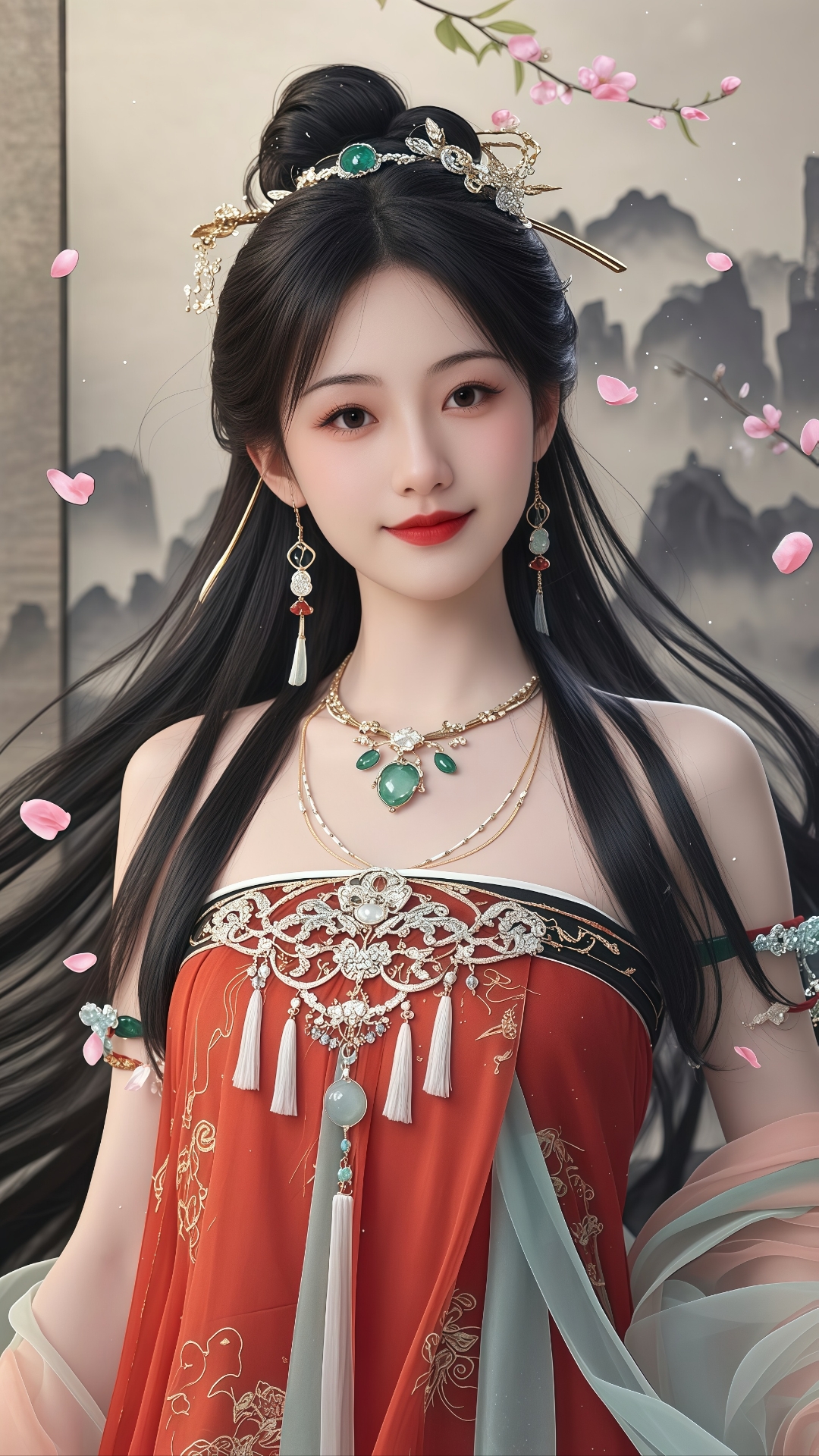 惊艳众人的古风造型:传统与现代碰撞,展现东方美人独特韵味#国风