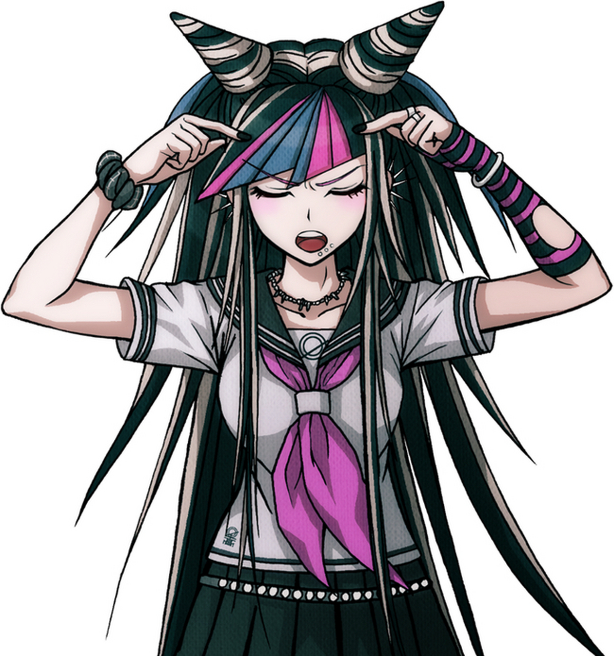 弹丸论破2# 澪田唯吹半身立绘  第一弹