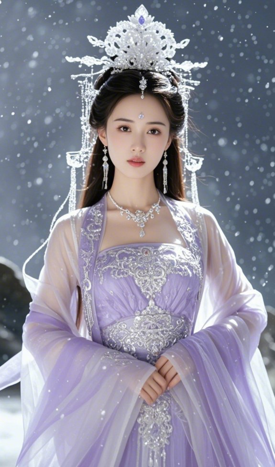 哇,这仙女的装扮真是美翻了,好像从古风画里走出来的小姐姐,太有气质