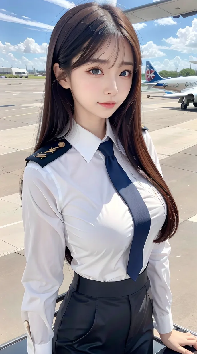 美美哒美女 少女空姐图片