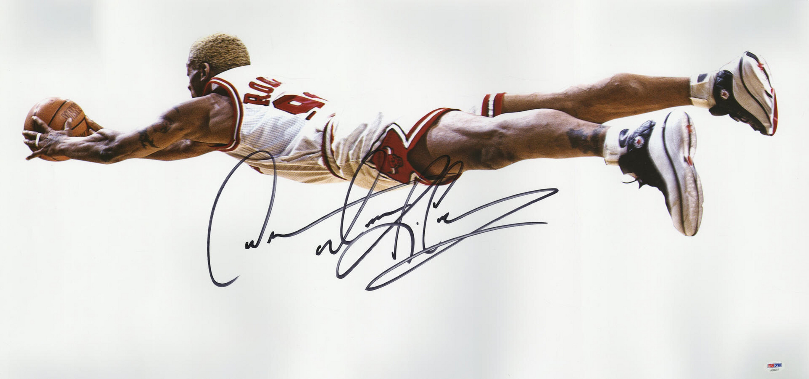 1997年罗德曼签名照