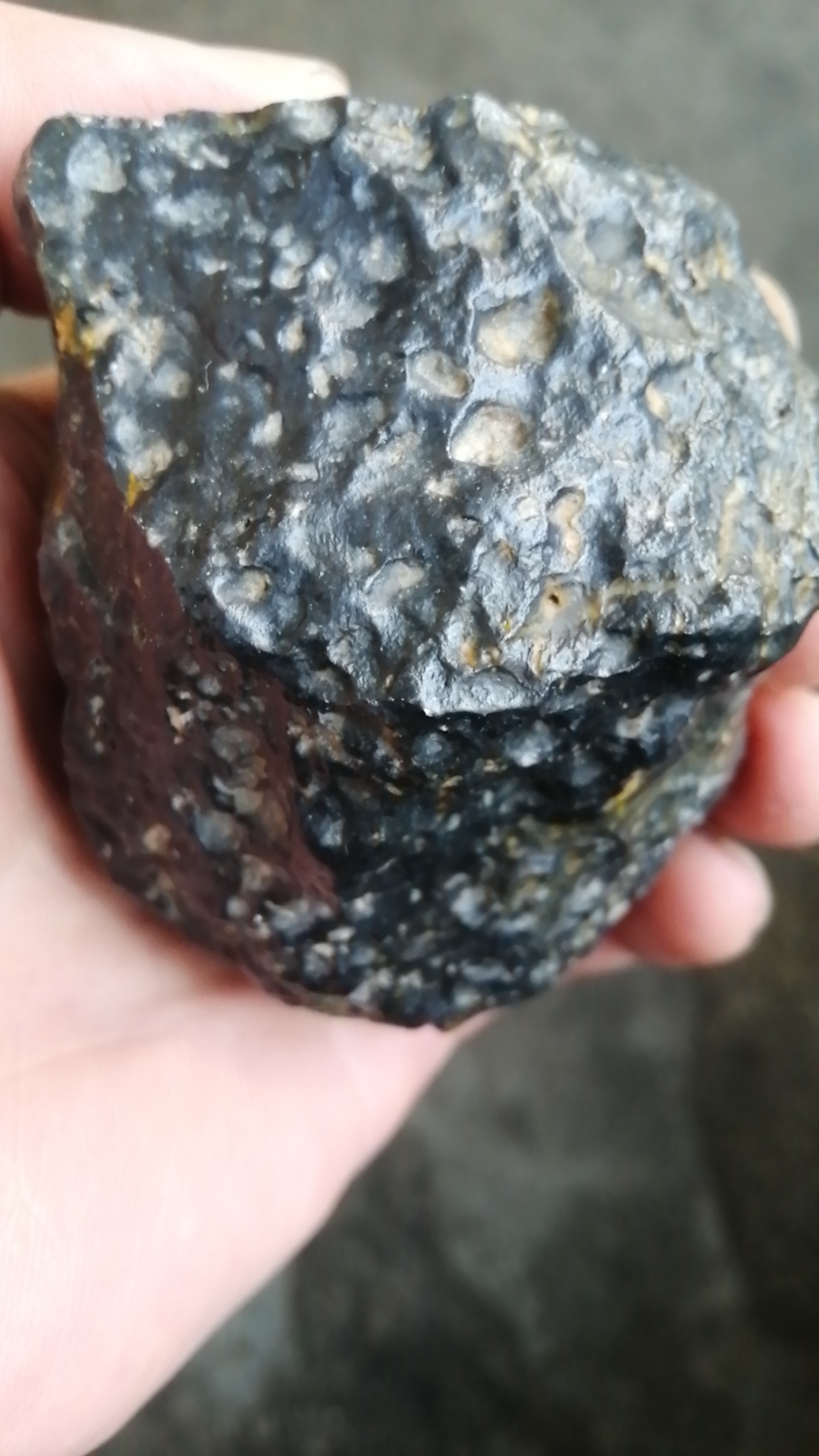 玛瑙陨石  来自宇宙的星球,因太阳风暴,或星球碰撞等因素脱离轨道后在