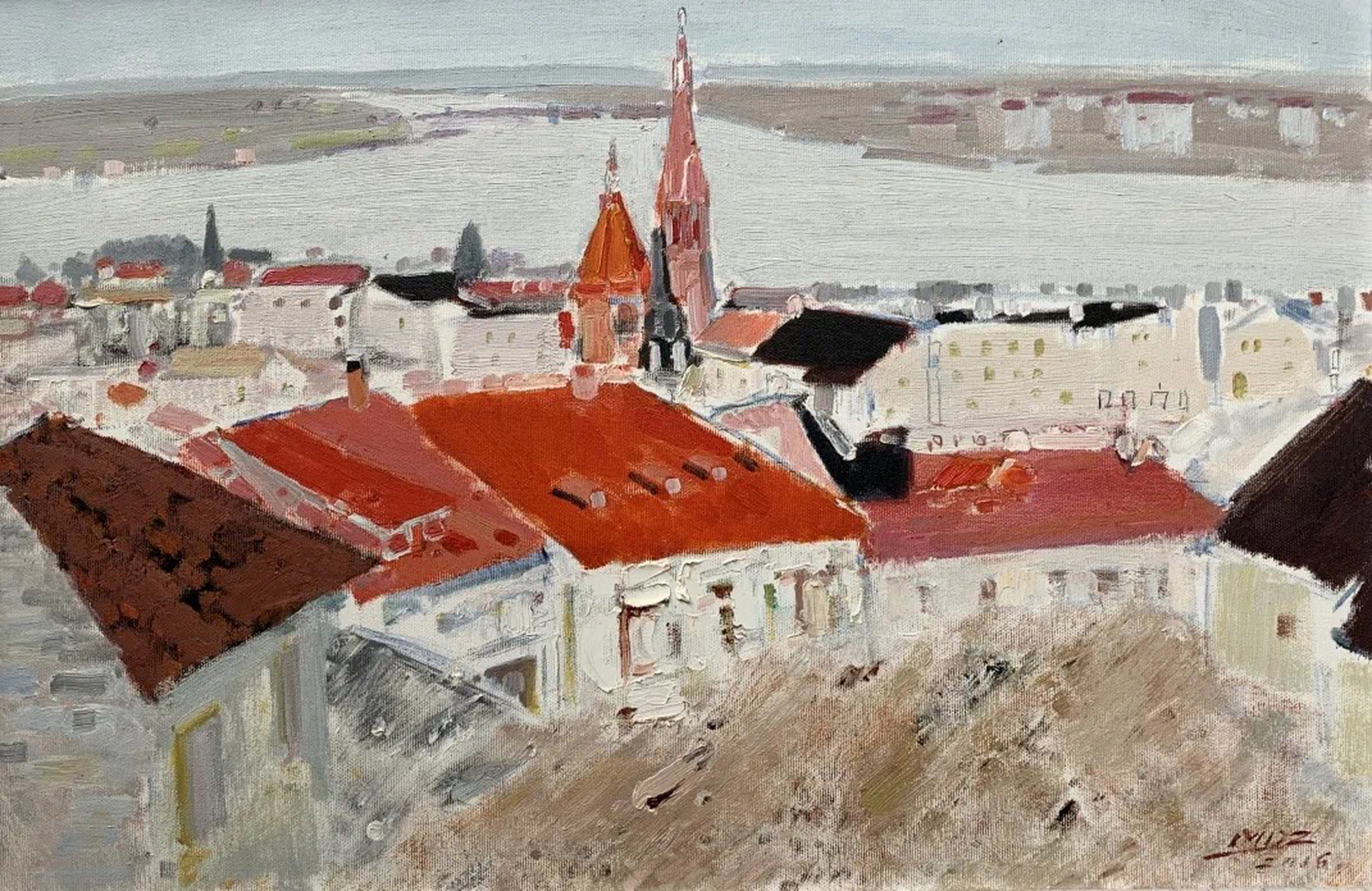 毛岱宗教授作品欣赏#油画# #美术# #艺术