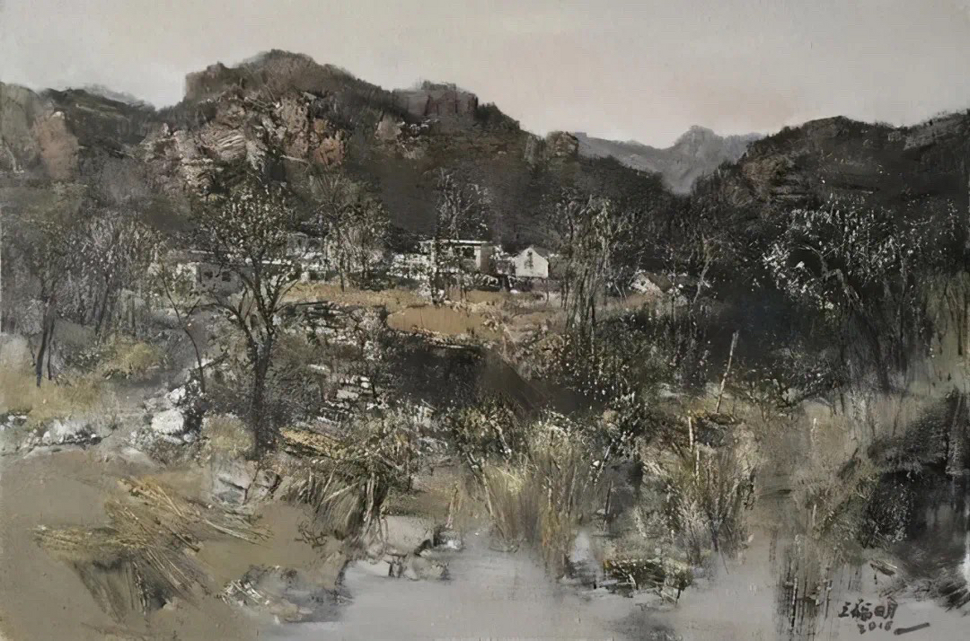 河北师范大学教授王福明先生作品欣赏#油画# #艺术# #美术