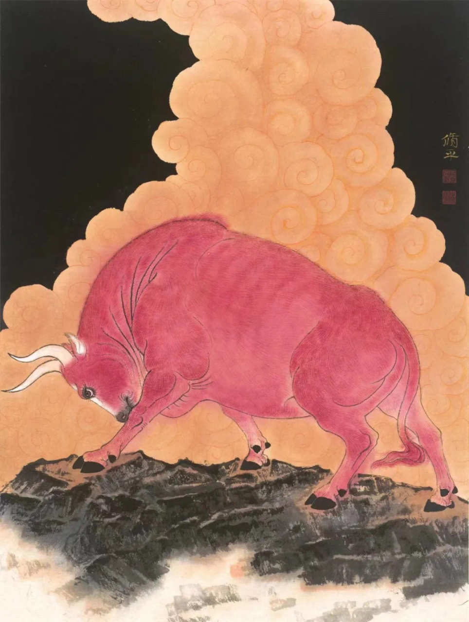 秦修平先生作品欣赏#国画# #美术# #绘画