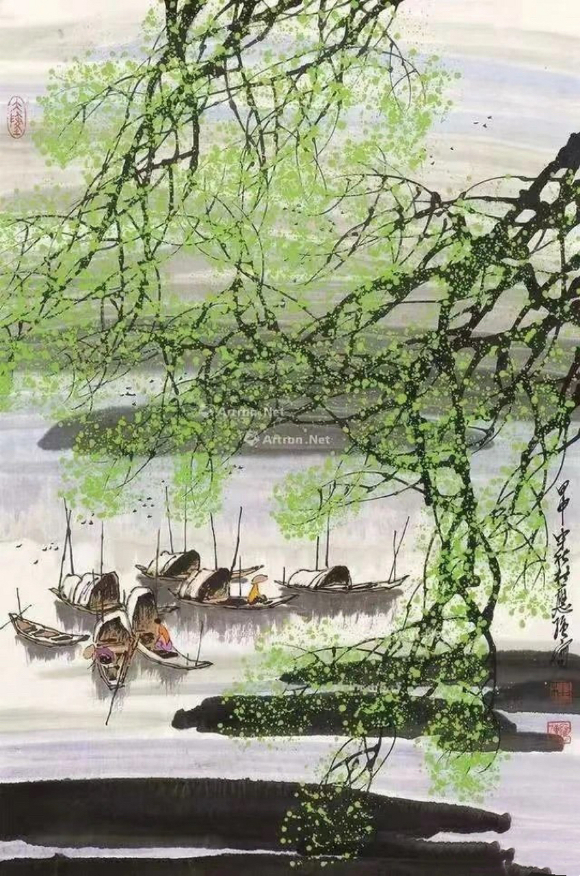 杜应强先生作品欣赏#国画# #艺术# #美术