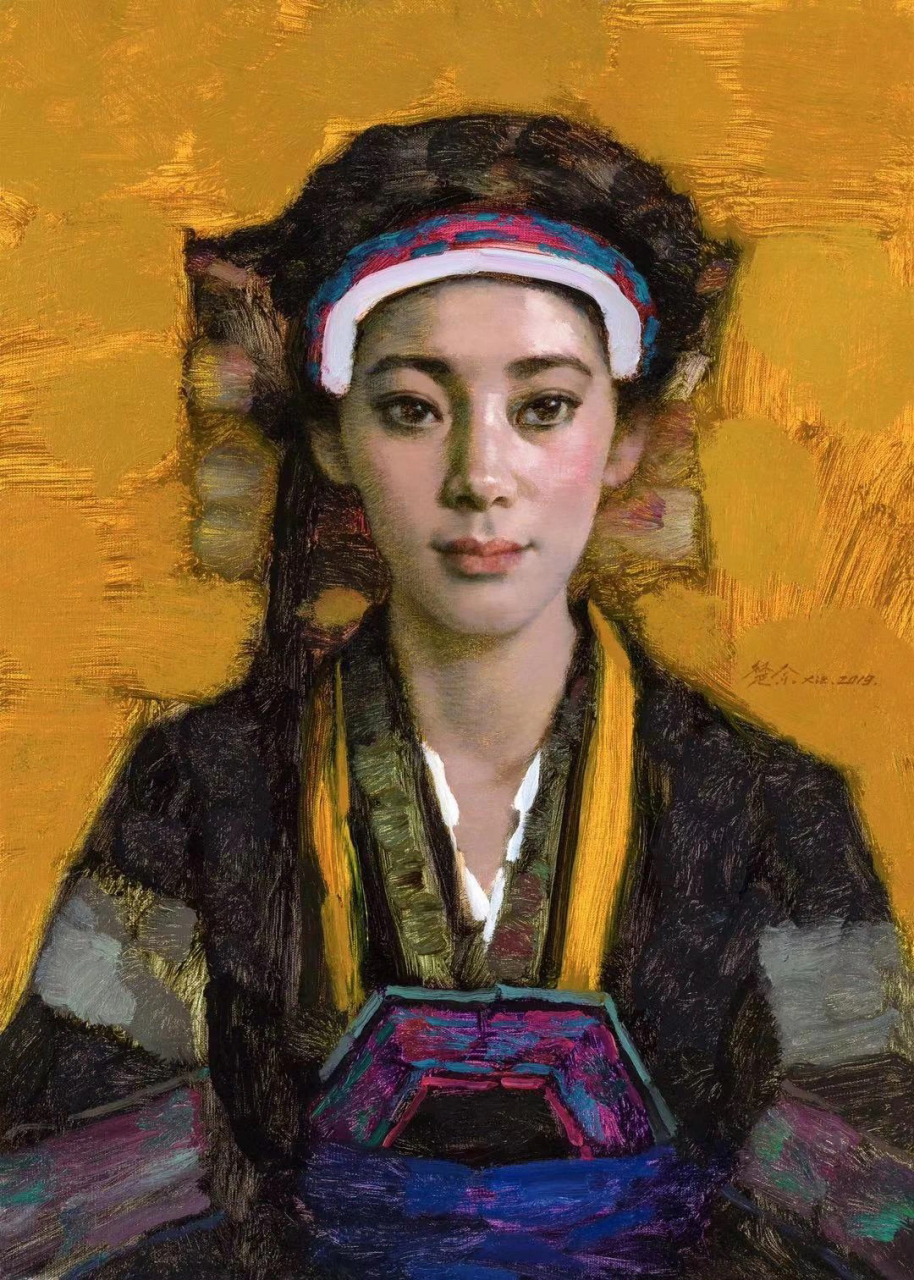 广美教授谢楚余先生人物肖像和风景作品欣赏#艺术# #绘画# #油画