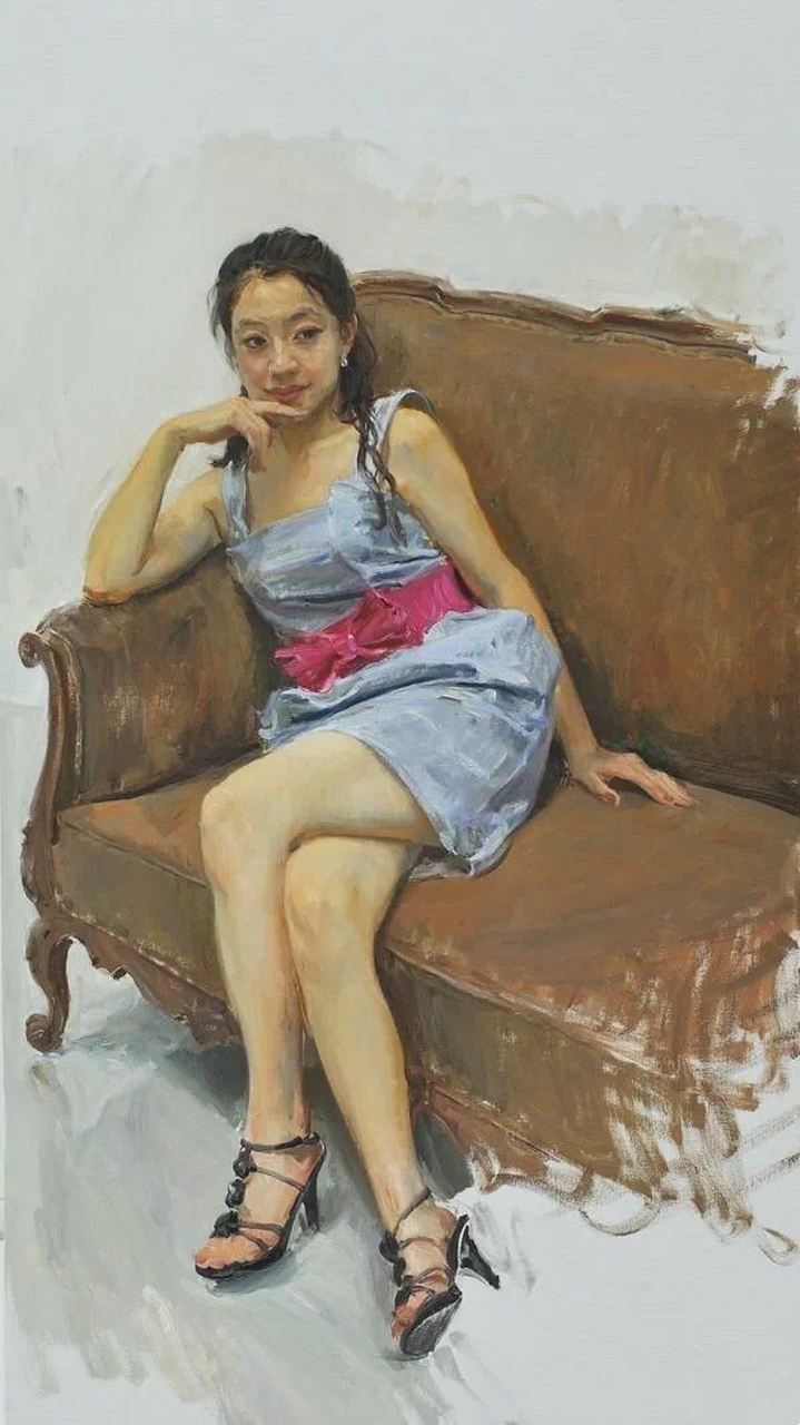 中国美院教授何红舟先生作品欣赏#绘画# #油画# #美术