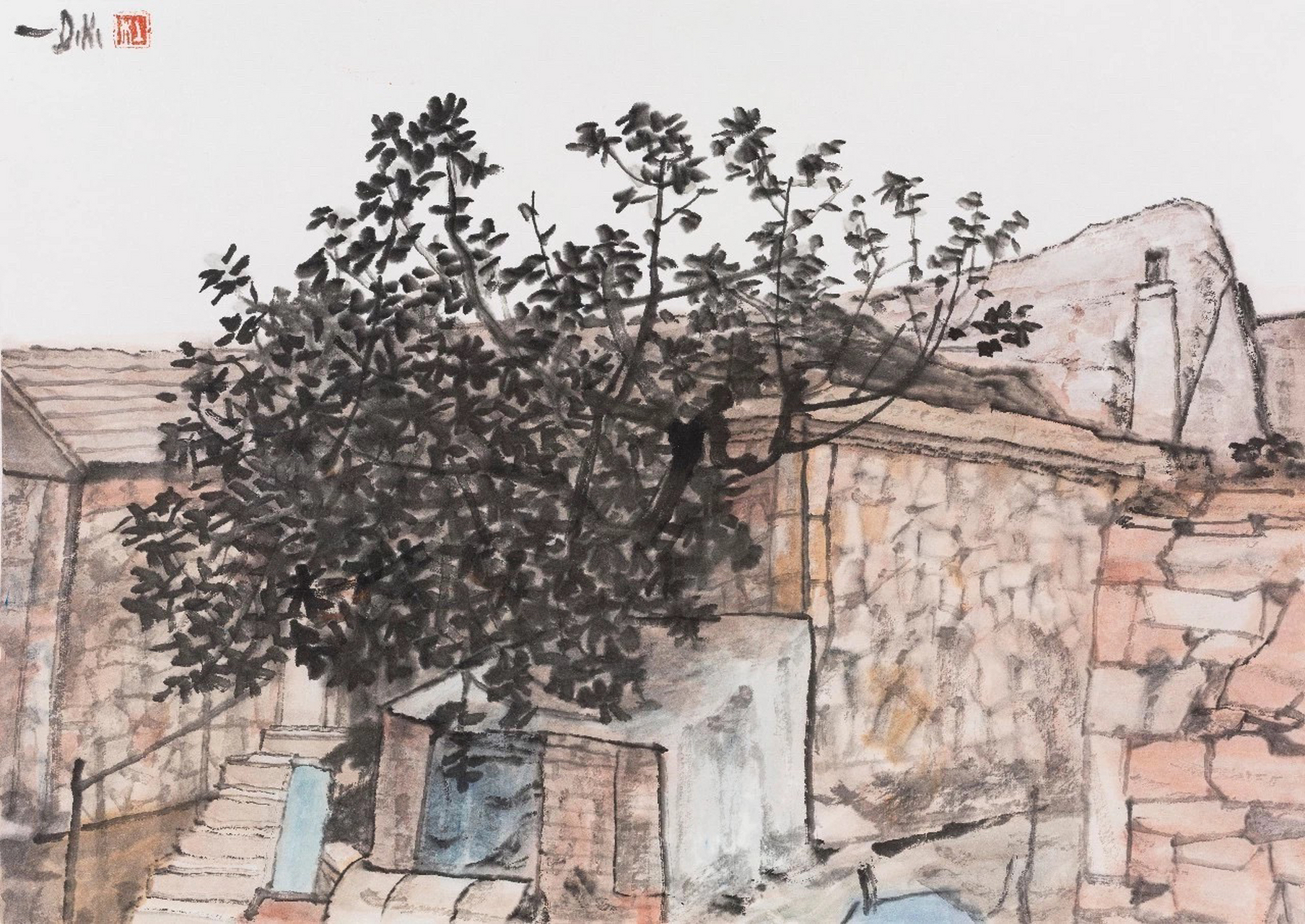 清华大学美院教授博士生导师杜大恺先生作品欣赏#国画# #绘画# #艺术