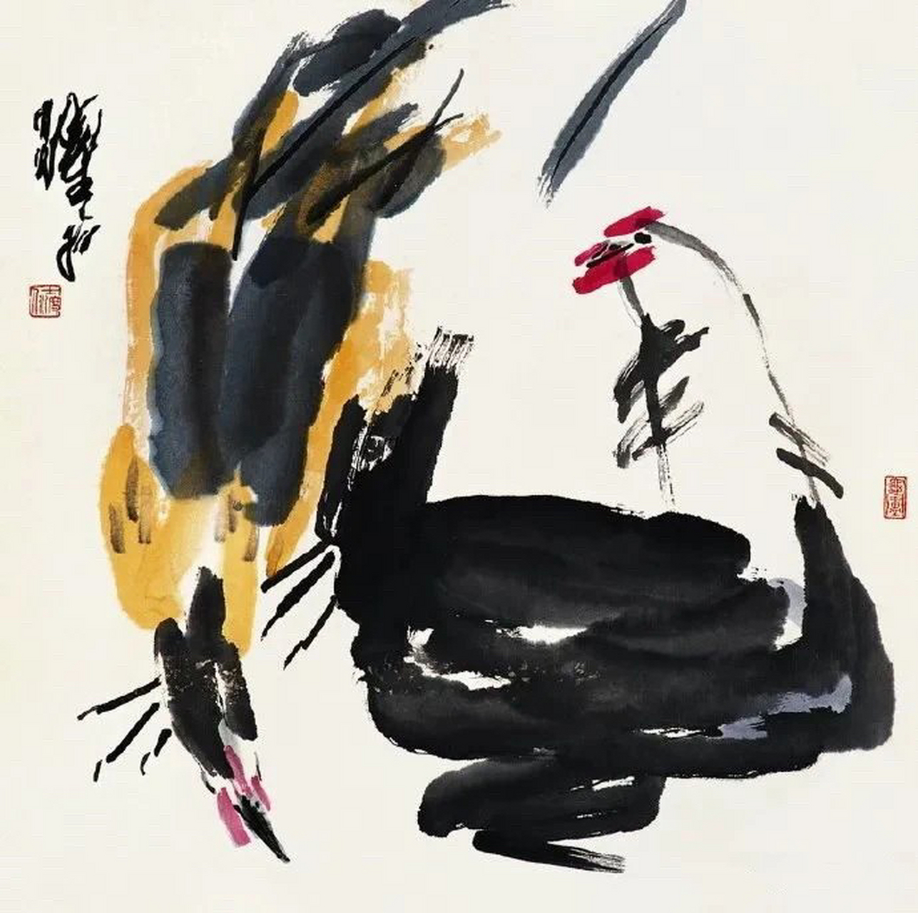 沈耀初先生的作品欣赏#国画# #绘画# #美术