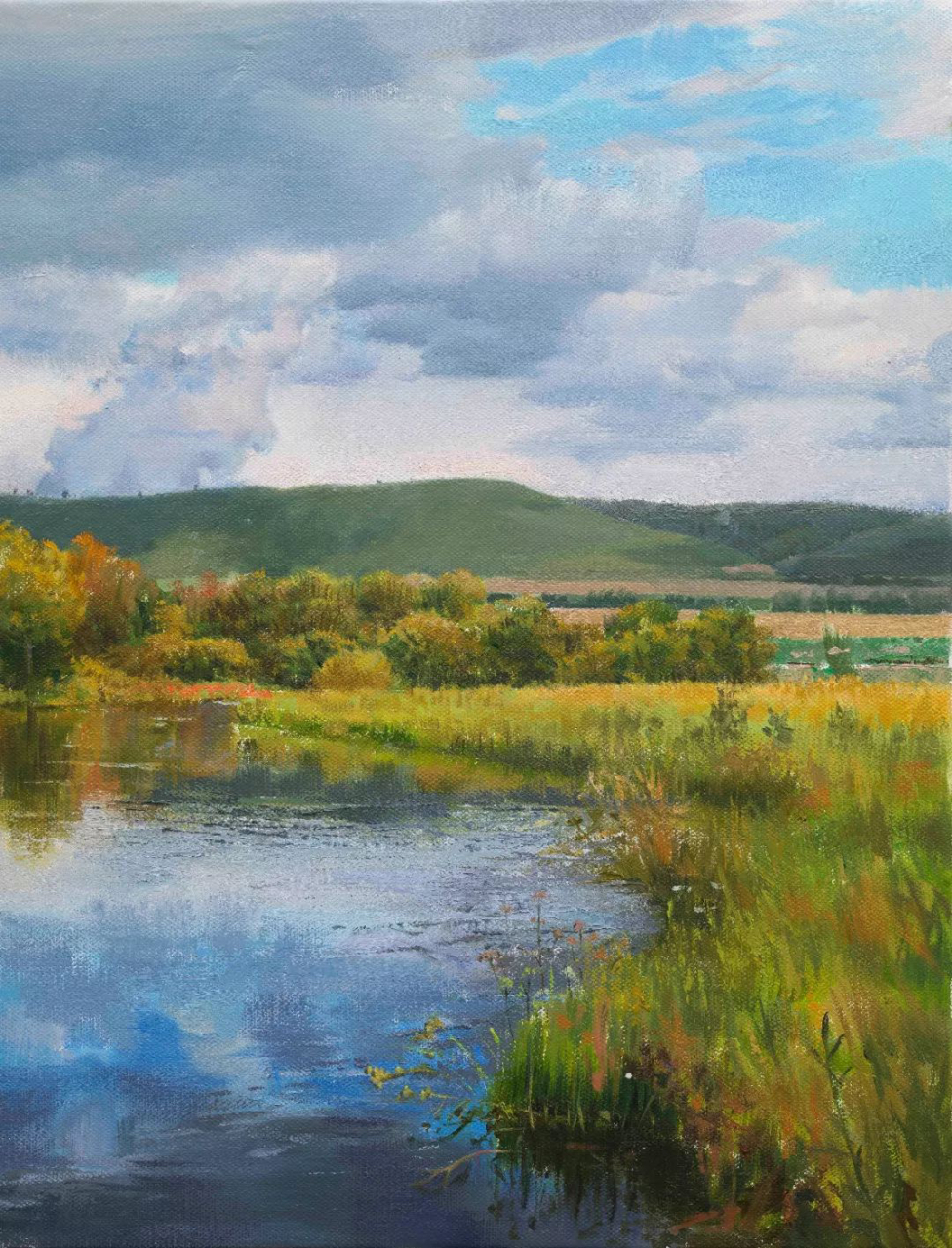 徐青峰教授作品欣赏#绘画# #油画# #国画