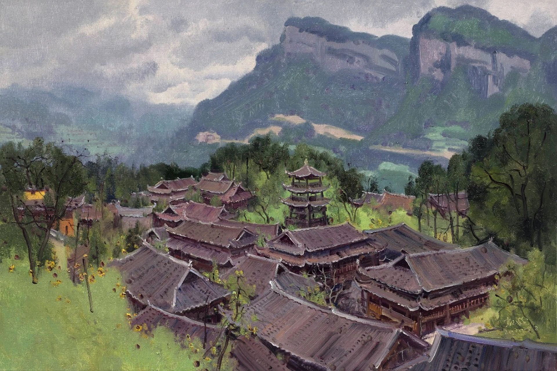 翁凯旋教授作品欣赏#油画# #艺术# #美术