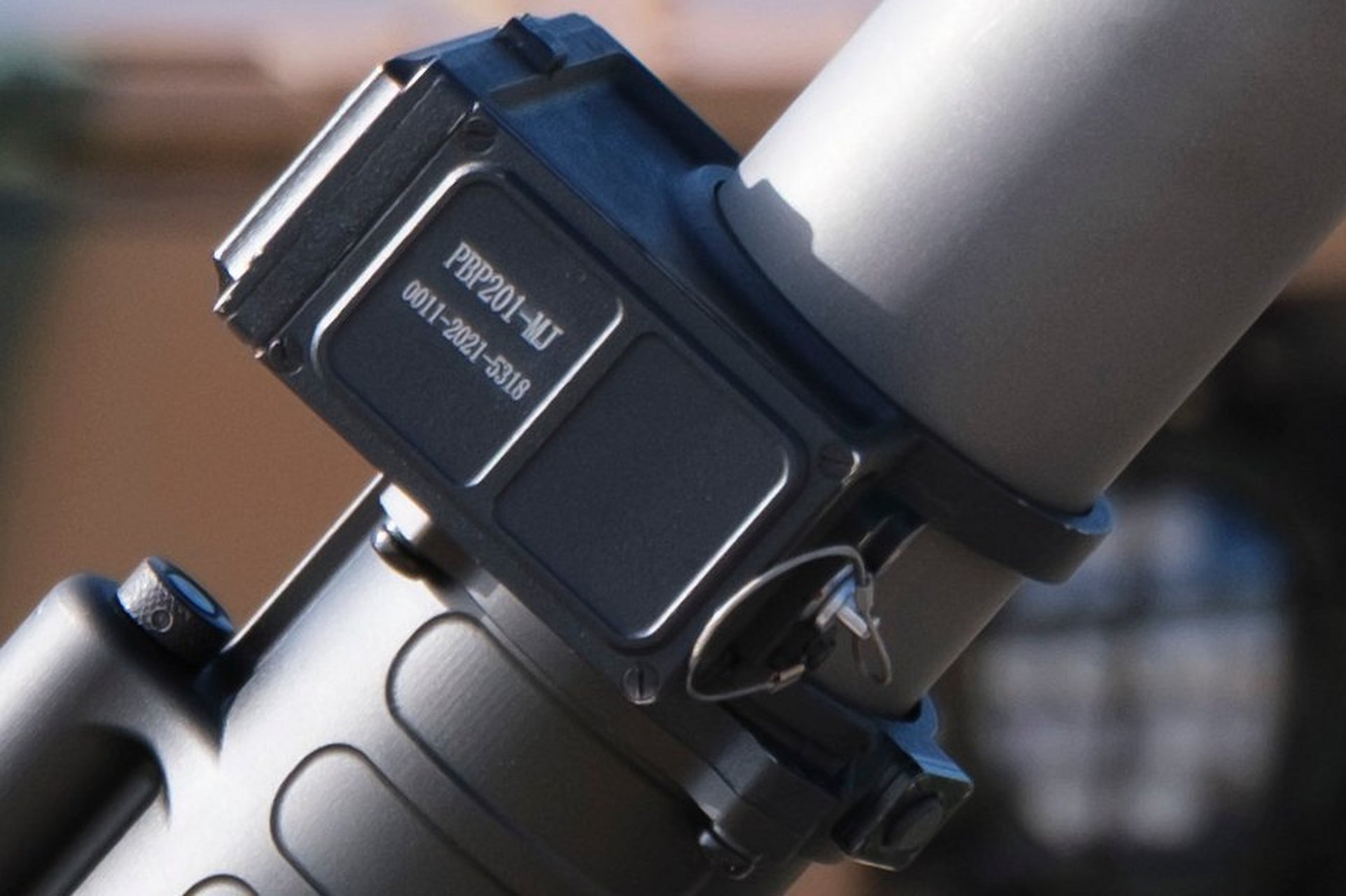 在2023长春航展上公开展出的空降兵装备的新一代60毫米超轻型迫击炮.