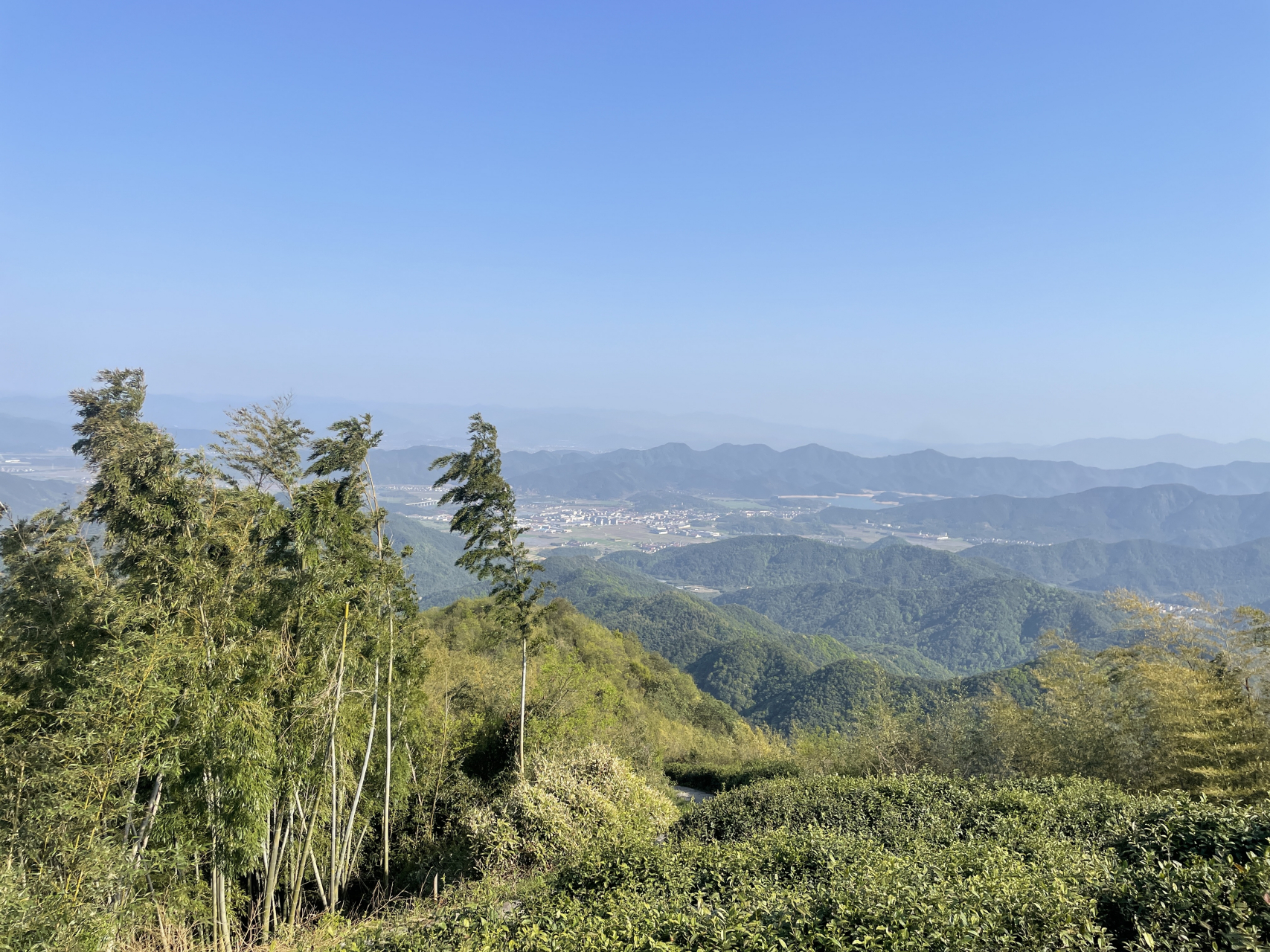 绍兴诸葛仙山山顶风景