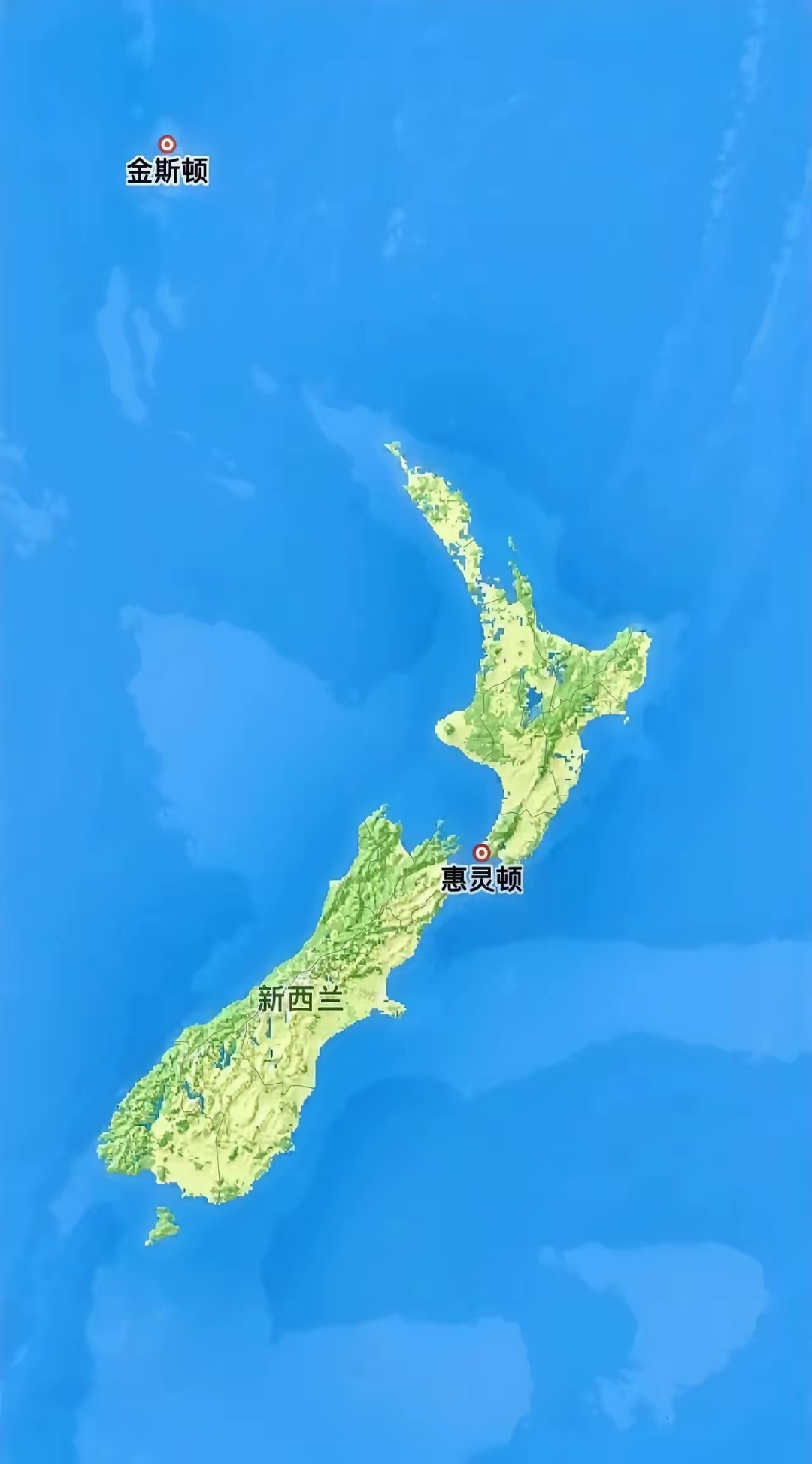 岛地形图片新西兰属于大西洋海域吗新西兰拉凯阿河在什么位置新西兰长