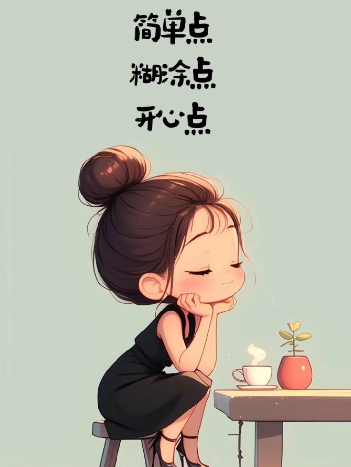 简单点,糊涂点,开心点!