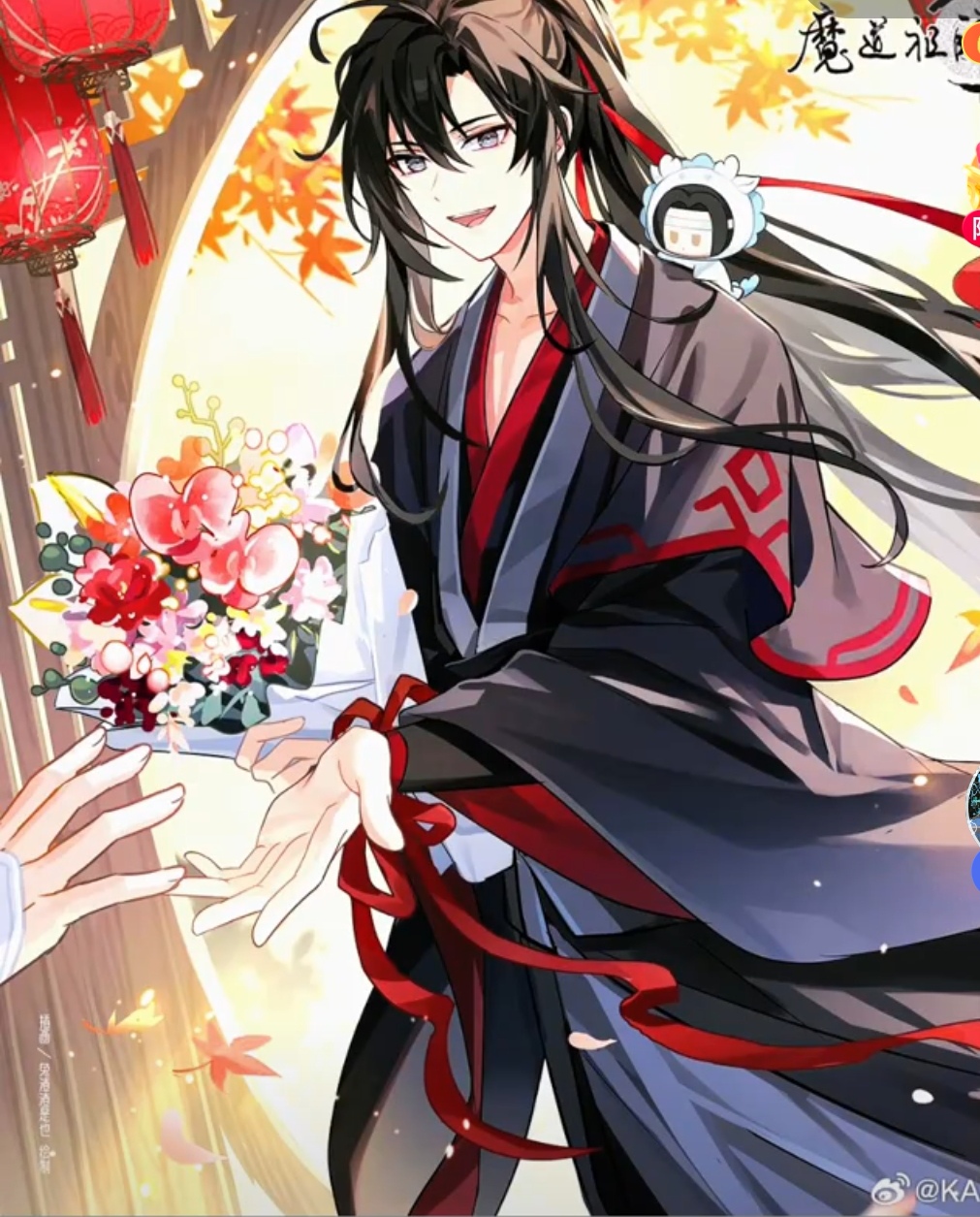 魔道祖师# 陈情令的魏婴肖战,蓝湛王一博真的天定娇子,绝代双骄!