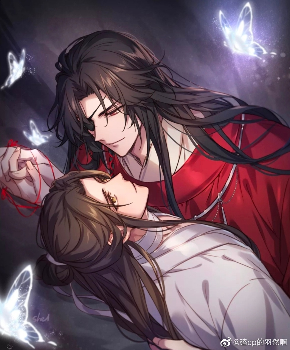 天官赐福# 我已经中了天官赐福花冠武神太子谢怜和血雨探花绝境鬼王