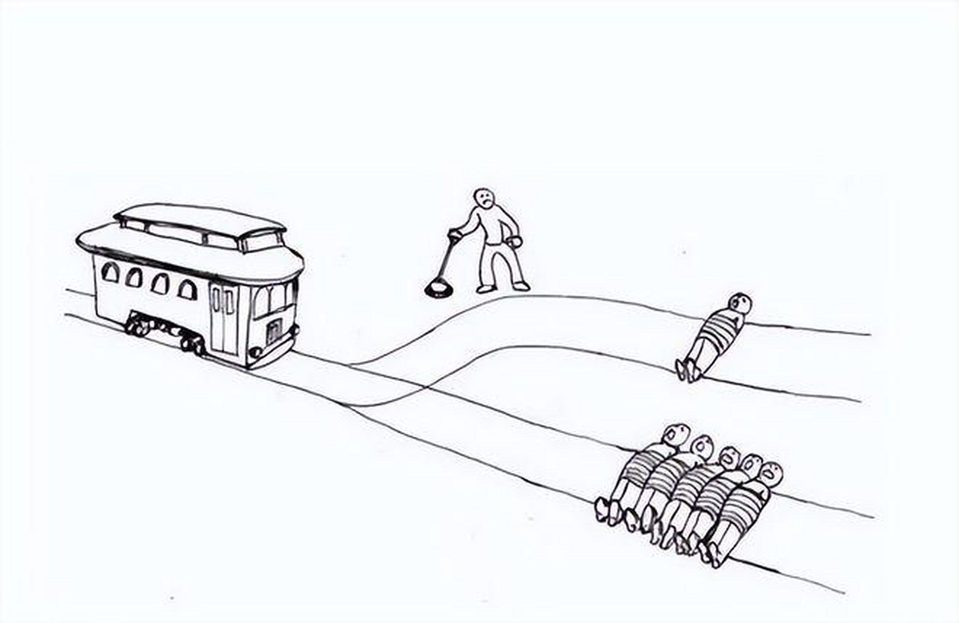 让无数人两难的的电车难题,你会怎么选择?