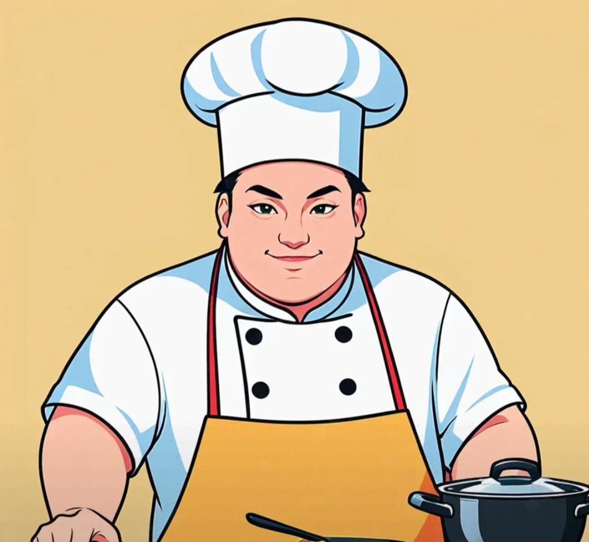 焯水可不只是把食材丢进大厨卡通图片大厨卡通胖