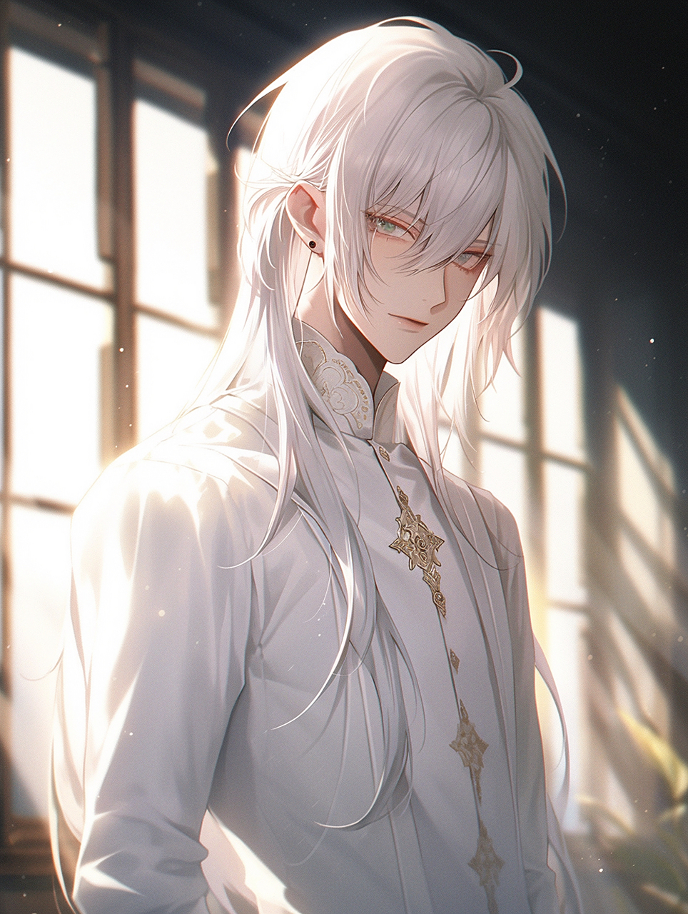 新手帮扶计划#白发如银,爱似雪.#ai共创计划# #二次元