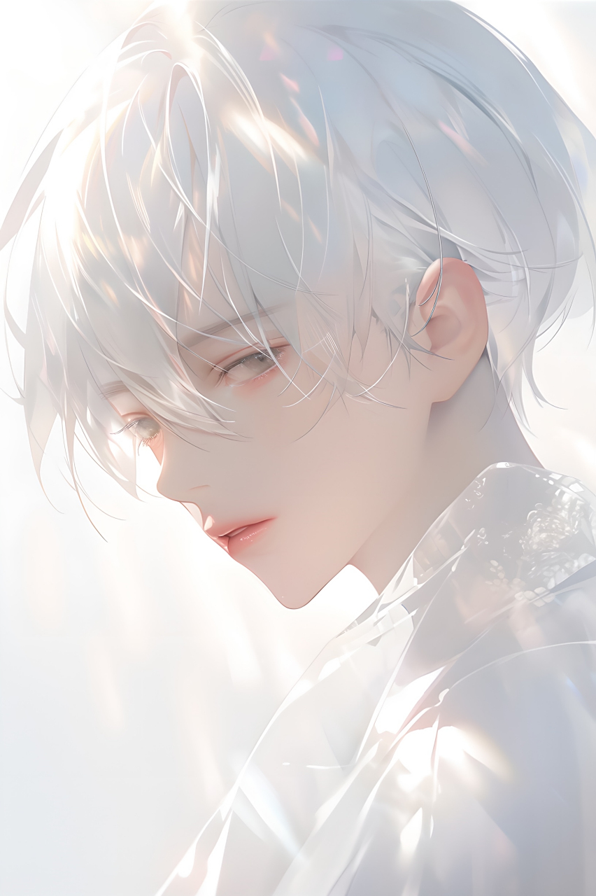 永远为清冷白发美人心动!破碎感juejue子!