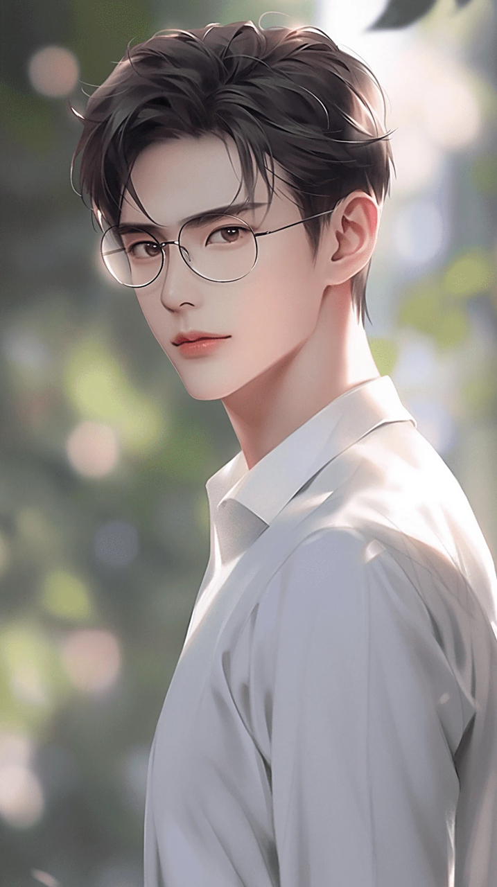 ai共创计划#温文尔雅的金丝眼镜男神!