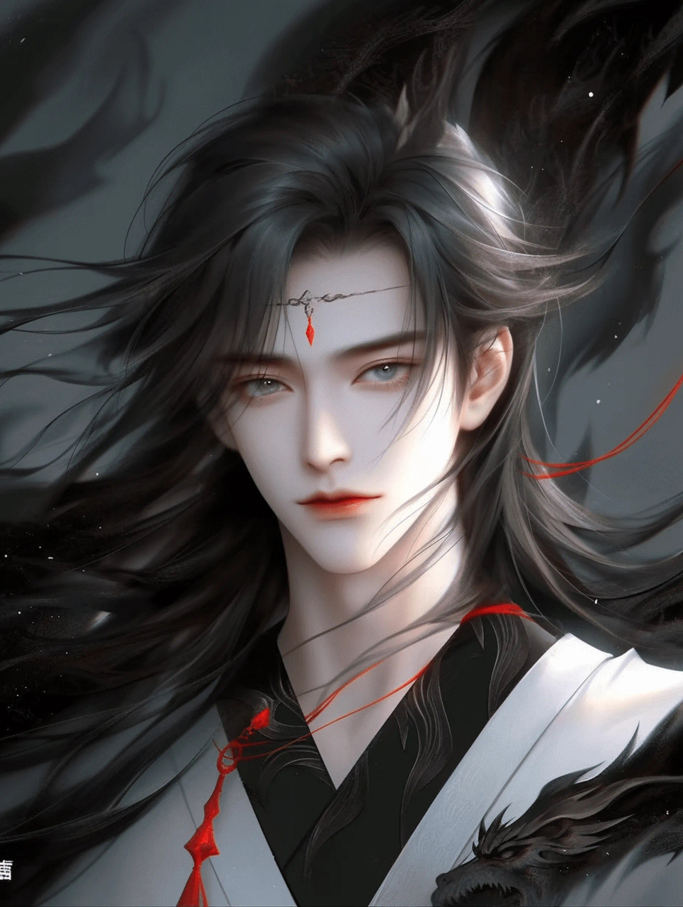 古风帅哥头像#二次元# #头像# #ai绘画