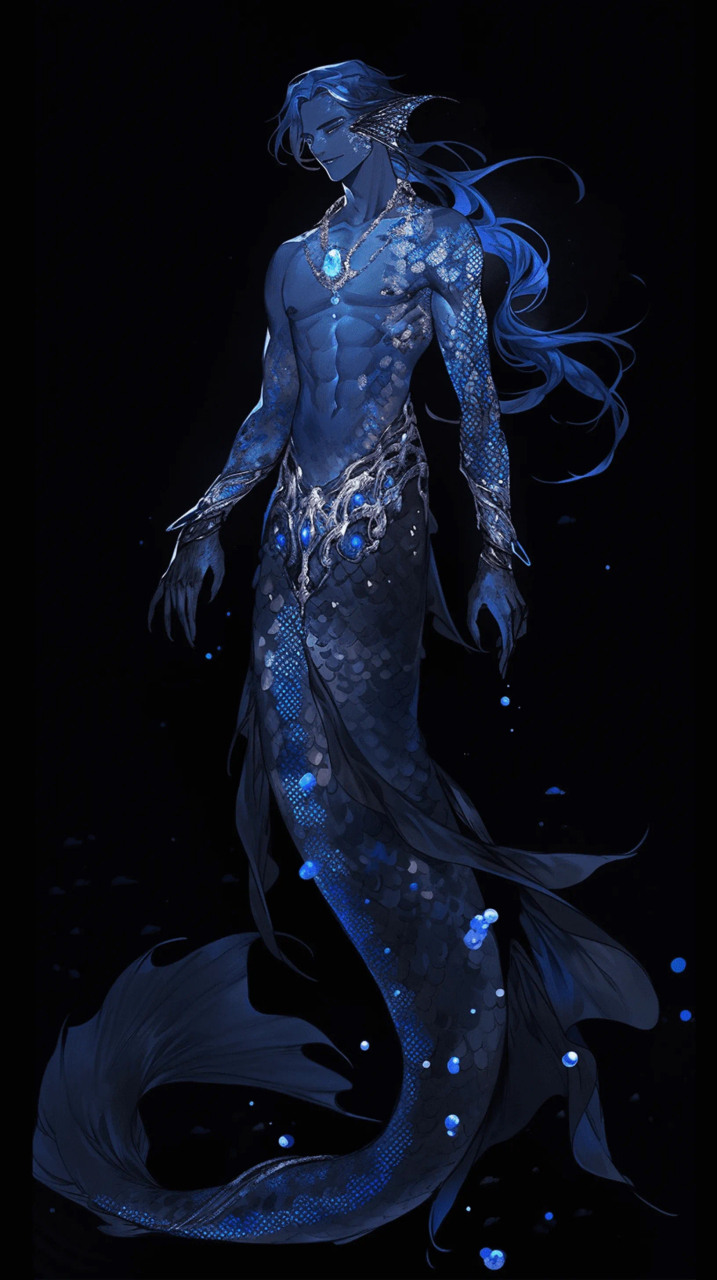 那片蓝色琉璃的人鱼海,波光粼粼,仿佛在低语,引领我穿越深蓝的思绪.