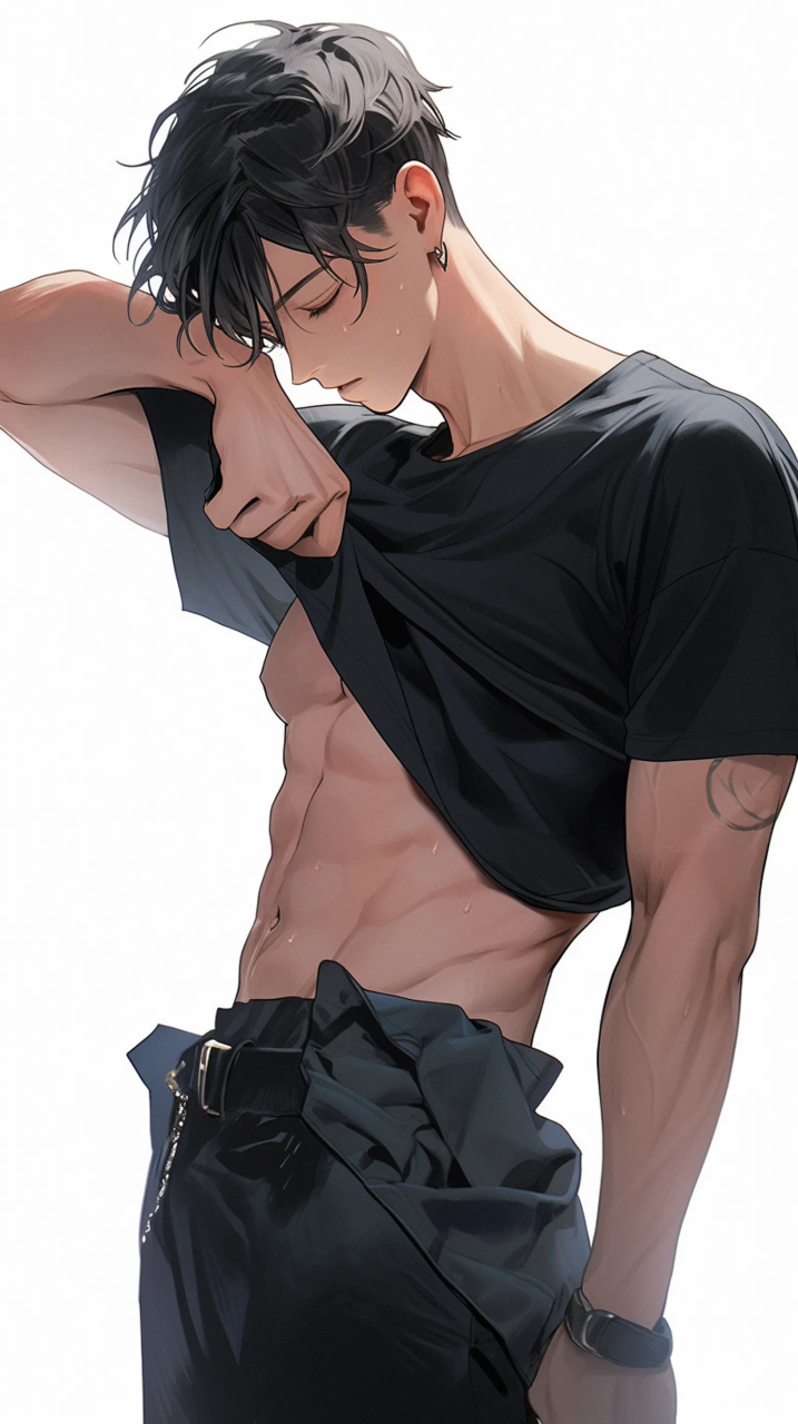 阳光的腹肌帅哥,只是一眼,就住进了心底