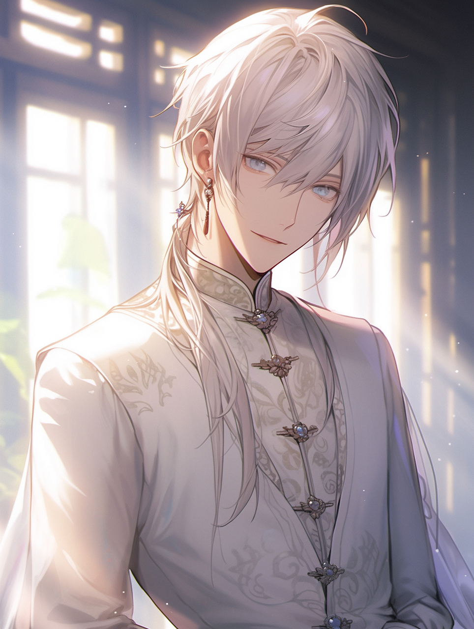 新手帮扶计划#白发如银,爱似雪.#ai共创计划# #二次元