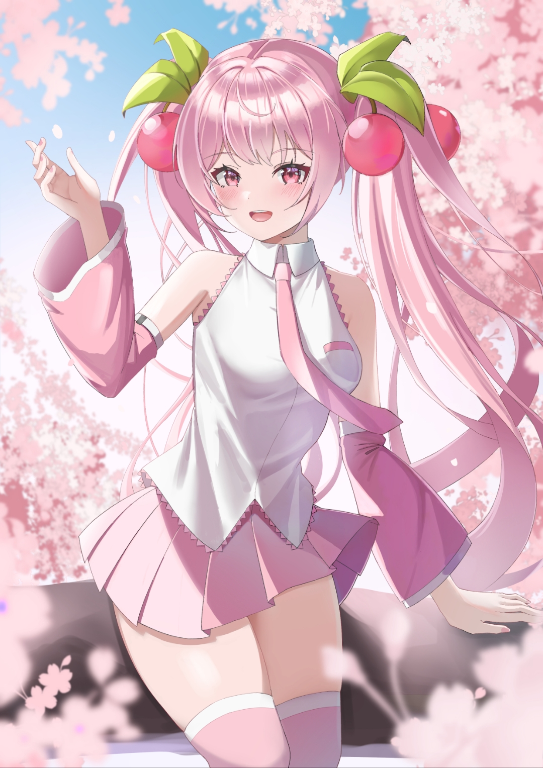 二次元# 粉色初音