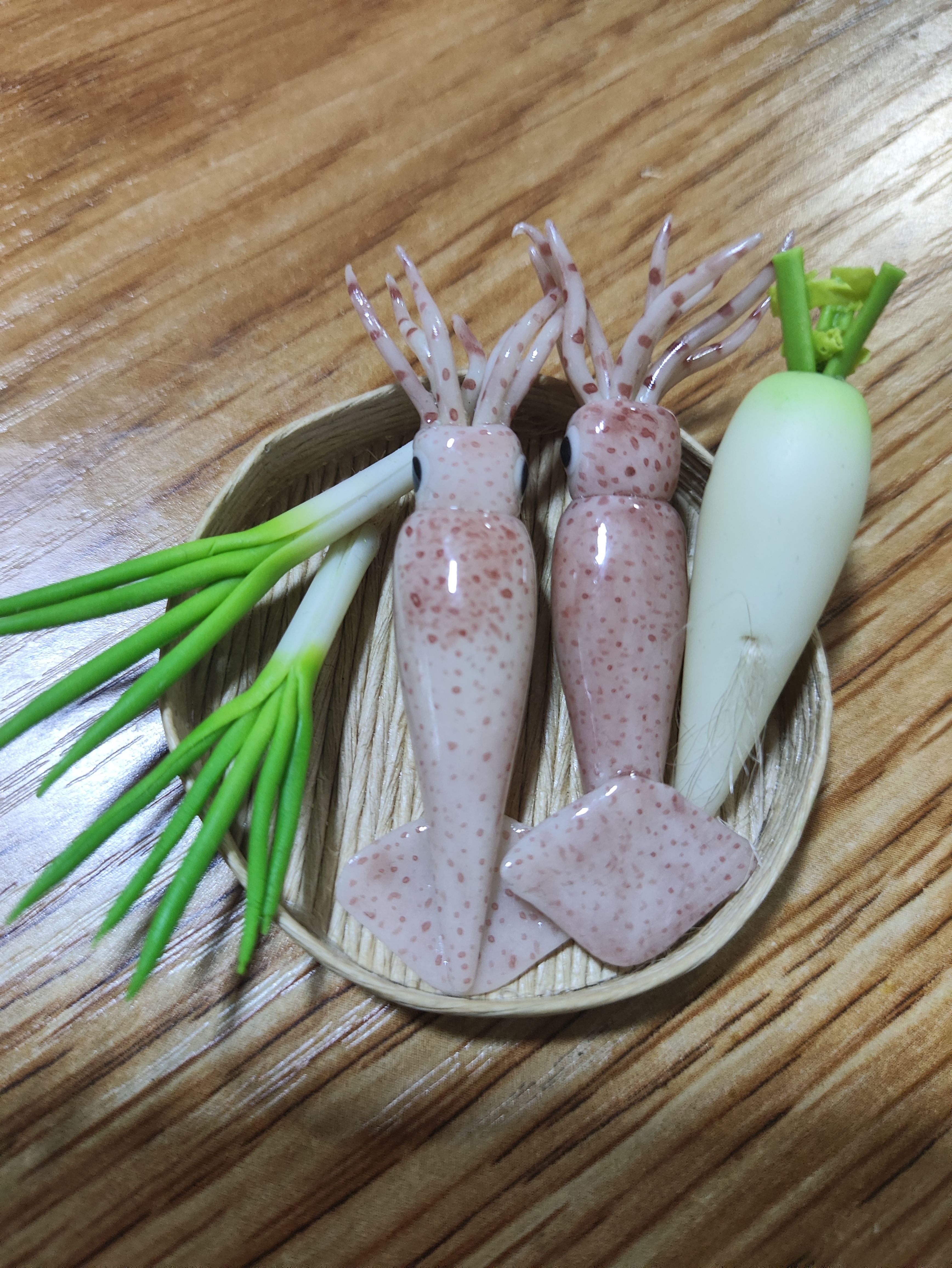 树脂粘土纯手工制作微缩仿真食玩迷你萝卜大葱玉米网红过家家娃屋摆件