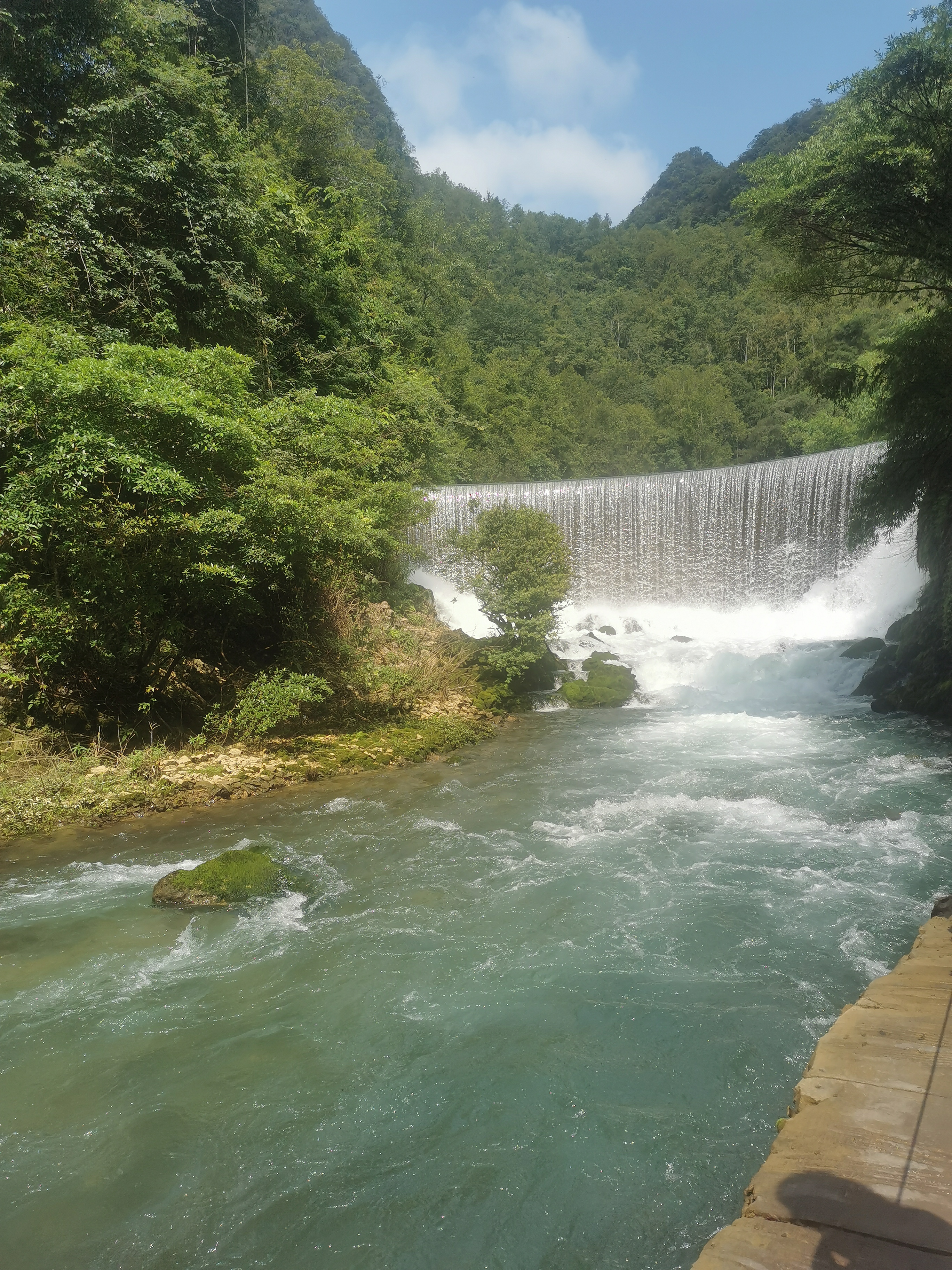 荔波 卧龙潭 瀑布