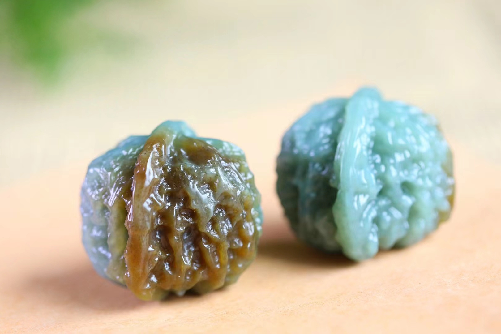 美图赏析 唐玉核桃 雕刻精美 惟妙惟肖 长生之果#热点引擎计划# #美图