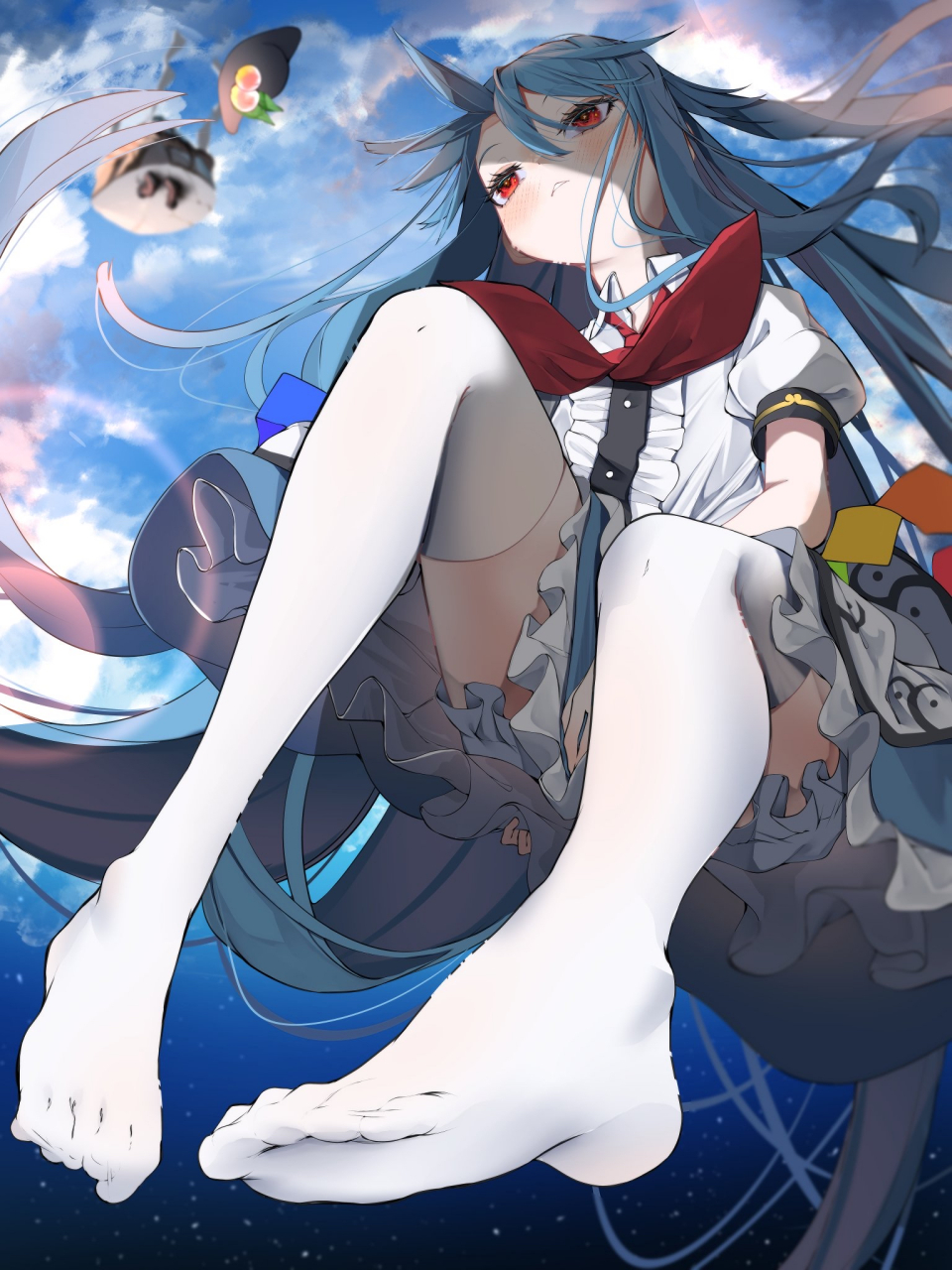 这腿,这玉足可得几分?#二次元# #美腿玉足