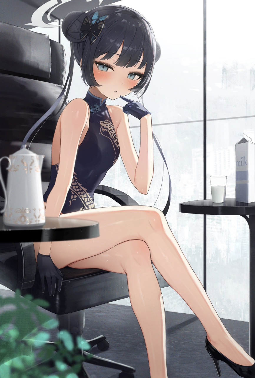 什么都玉会害了你#二次元# #肤白貌美大长腿