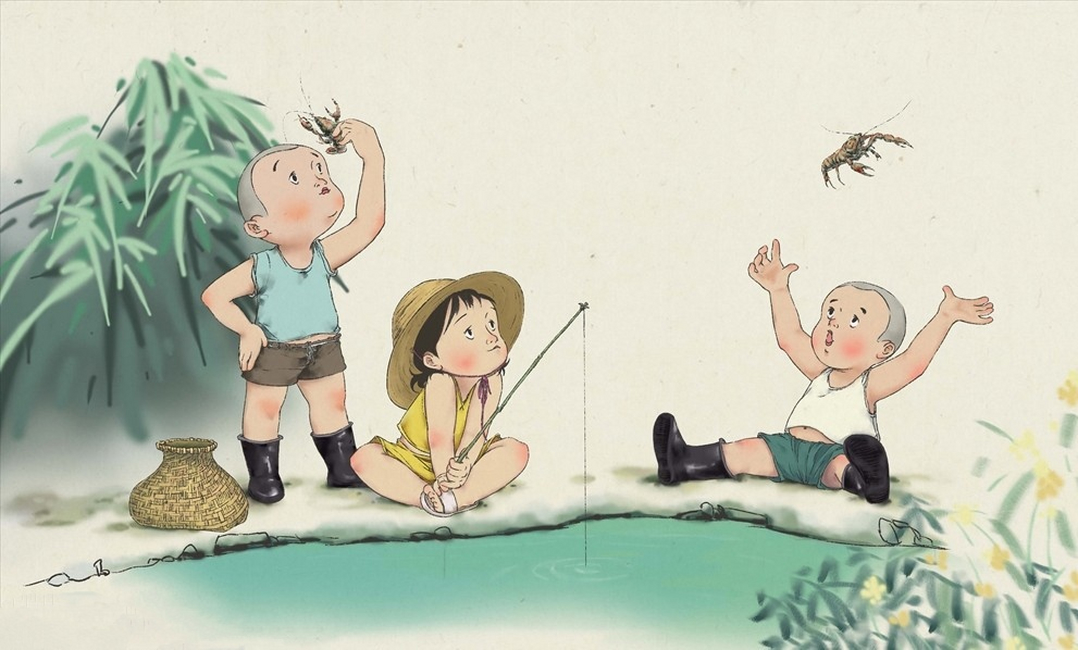 童年  童年, 像一本画册, 总是在我梦里, 悠来,荡去, 悠来,荡去