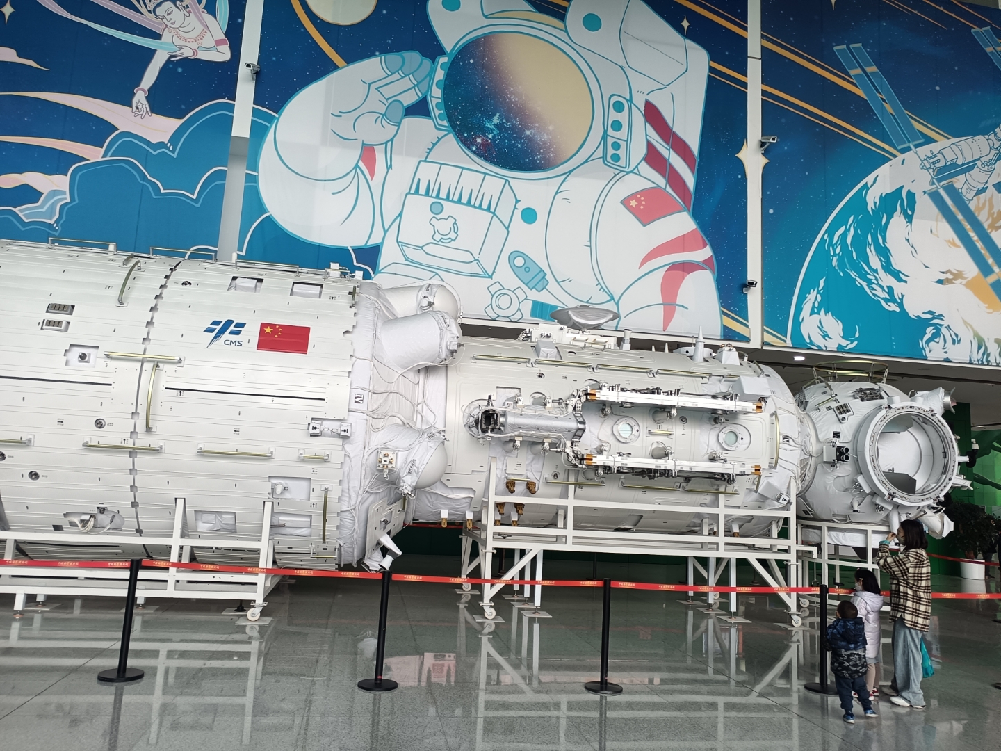 天宫一号核心舱科技馆航天图片中国科技馆航天展区中国科技馆天和核心