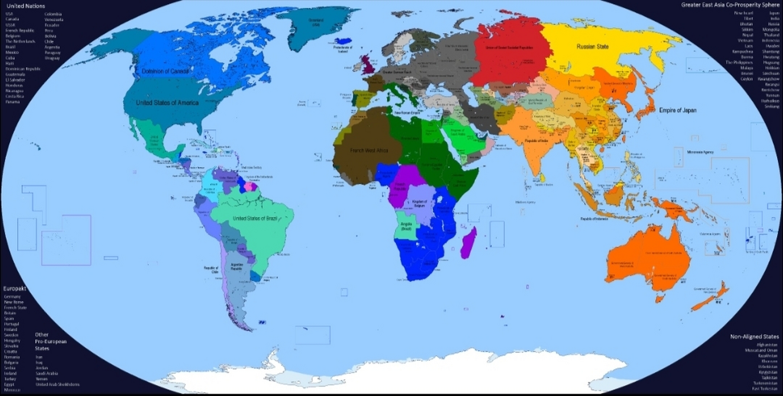 (个人观点如下) 1.德意日三國成为世界三极. 2.