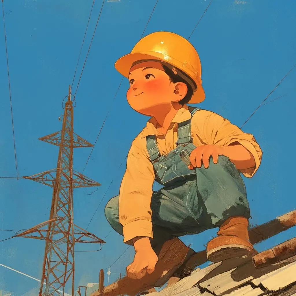 电工人的专属vip头像  来咯! #头像# 电力工人的工作不易,致敬!