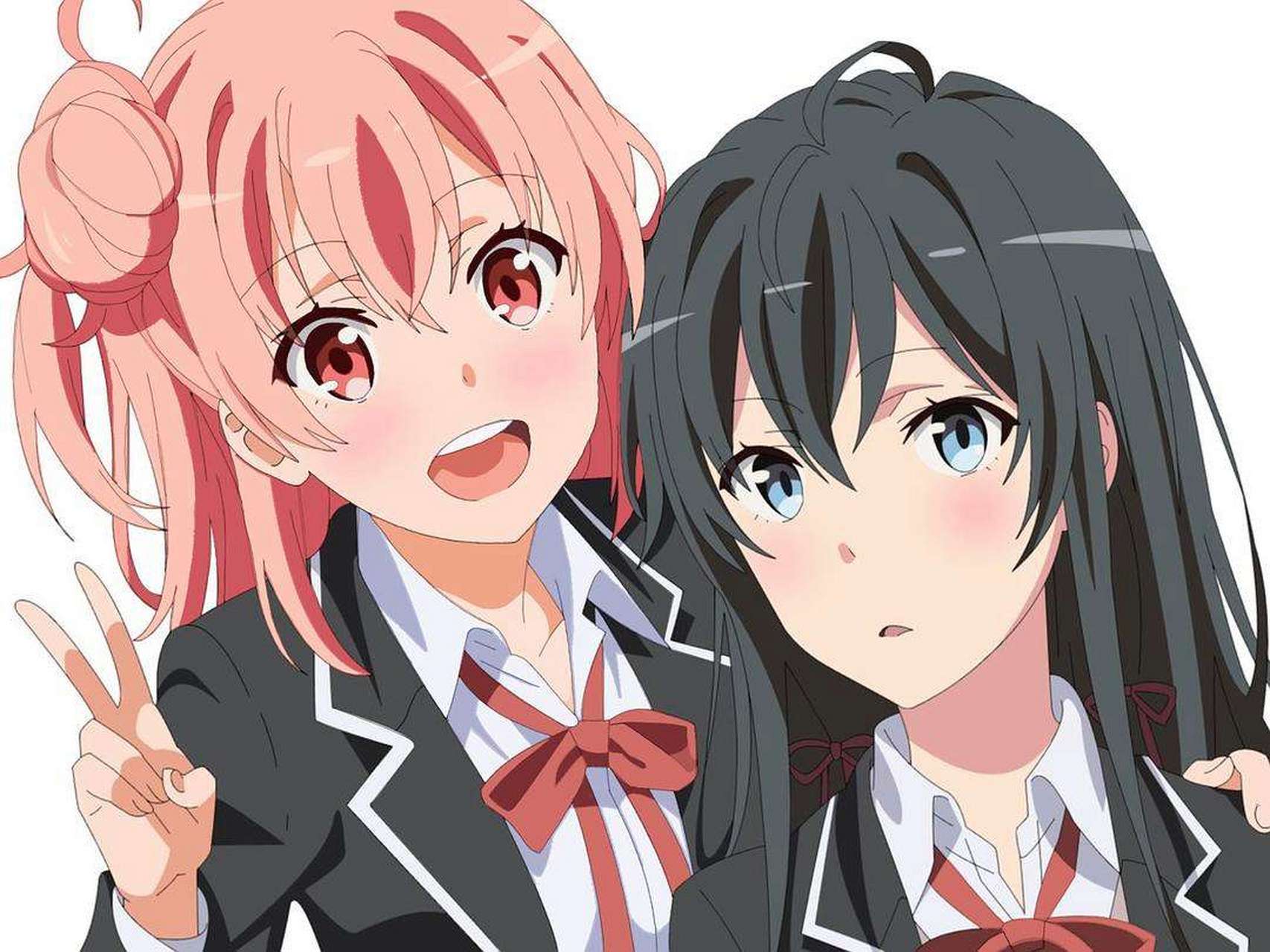 二次元# 由比滨结衣&雪之下雪乃.