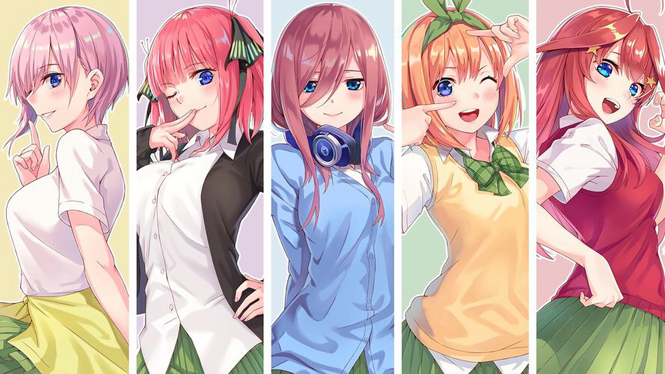 你心中的日漫top# 《五等分的花嫁》.