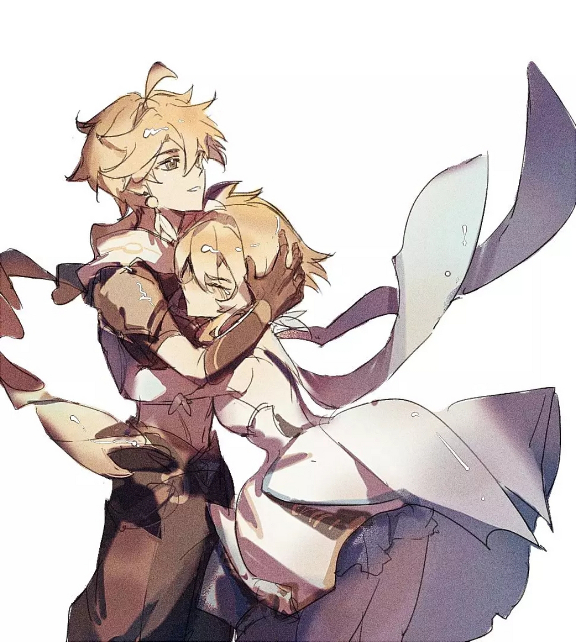 原神# 空:"别哭,有我呢…"