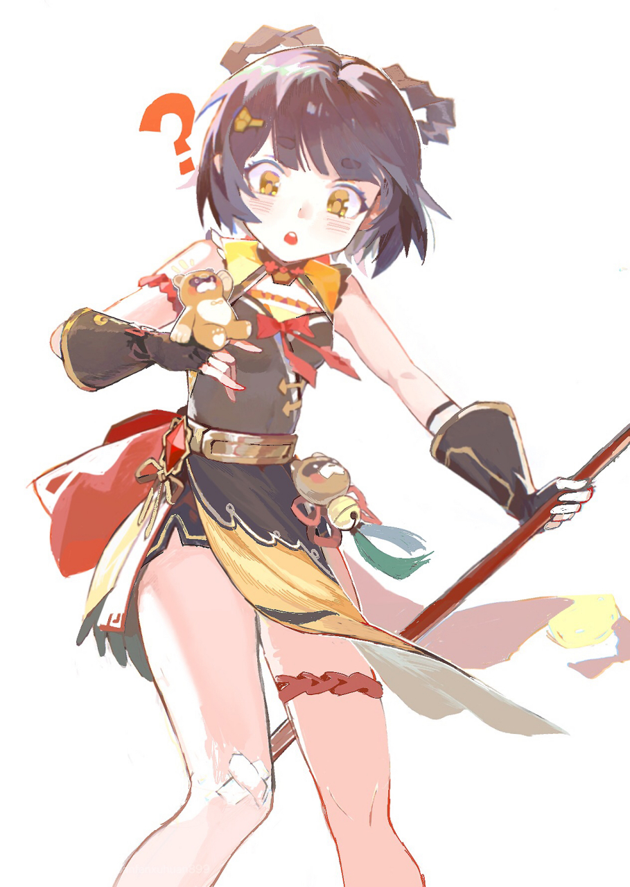 原神# 香菱:诶?锅巴咋变小了?