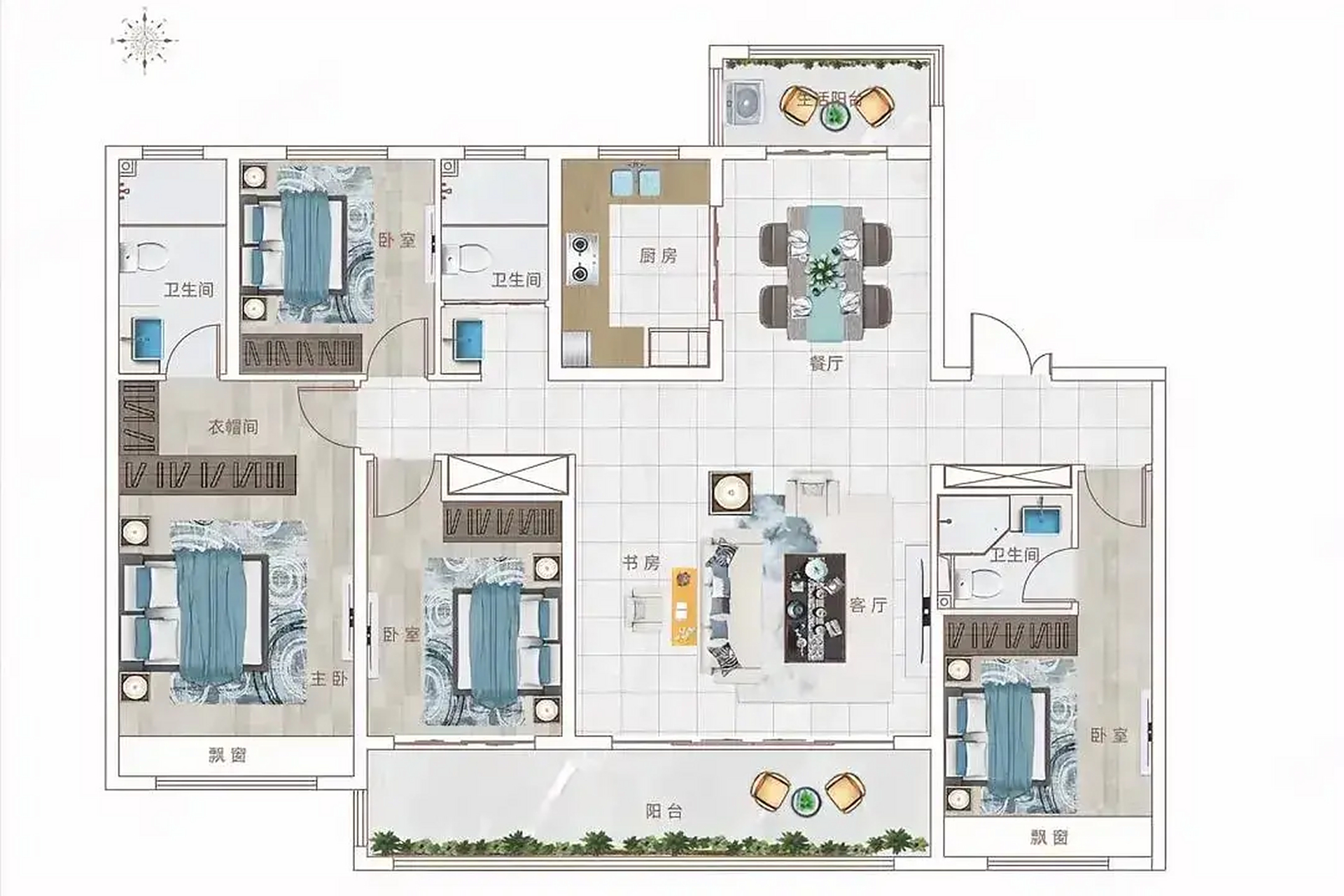 拥有完美户型,开启幸福生活!