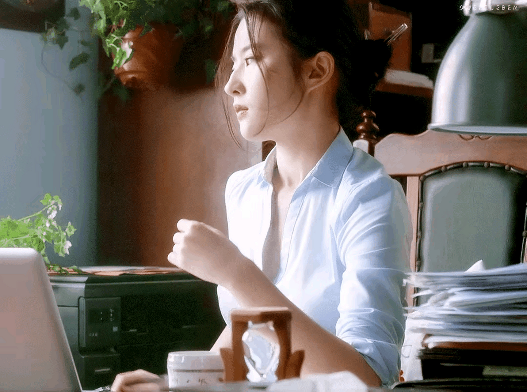 刘亦菲在《露水红颜》,《第三种爱情》以及跟古天乐一起采访的样子