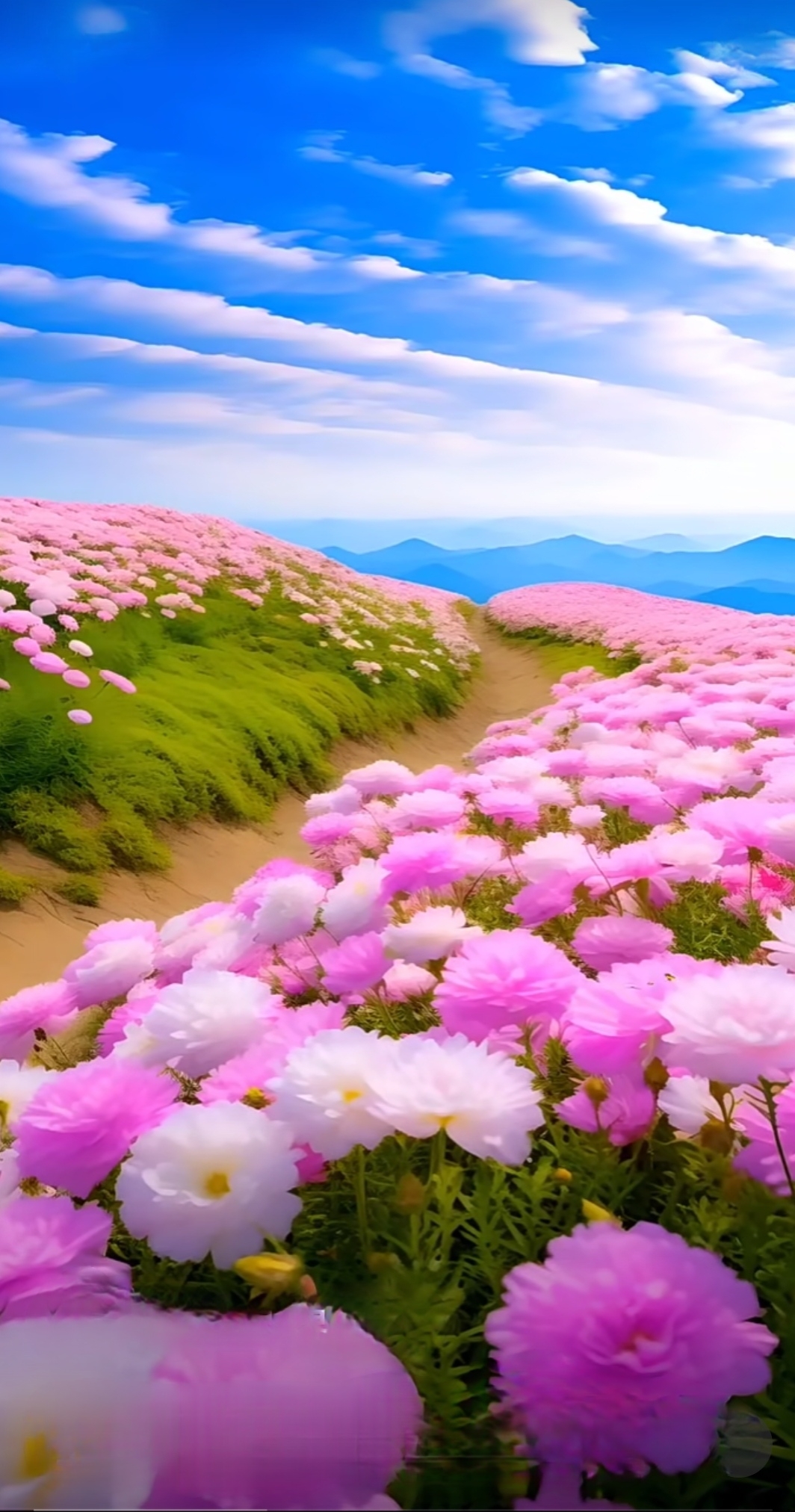 粉色浪漫花海,邂逅春日童话